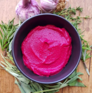 Beetroot and cashew puree recipe