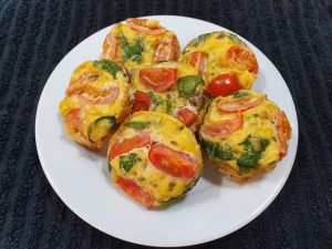 Egg and vegetable muffins - recipe